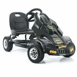 Best deal 👍 Batmobile Pedal Go Kart, Superhero Ride-On Batman Vehicle, Kids 4 And Older, Peddle & Patrol The Streets Of Gotham Just Like Batman, Race-Styled Pedals & Rubber Wheels [Amazon Exclusive] , Bl 🥰