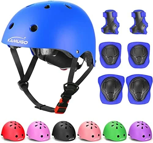 Top 10 🔥 Kids Adjustable Helmet, With Sports Protective Gear Set Knee Elbow Wrist Pads For Toddler Age 3-8 Boys 👧 Girls, Bike Skateboard Hoverboard Scooter Rollerblading Helmet Set Pink 🎁 - Image 8