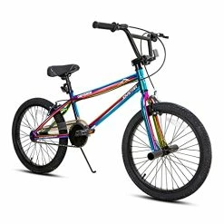 Promo 👏 Gemsbok 20 Inch BMX Bike For Kids Ages 7 Year And Up, Freestyle Kids' Bicycles For Boys 👧 Girls Beginner Level Riders, Dual Hand Brakes, Single Speed Kids Bike, Multiple Colors Teal 👏