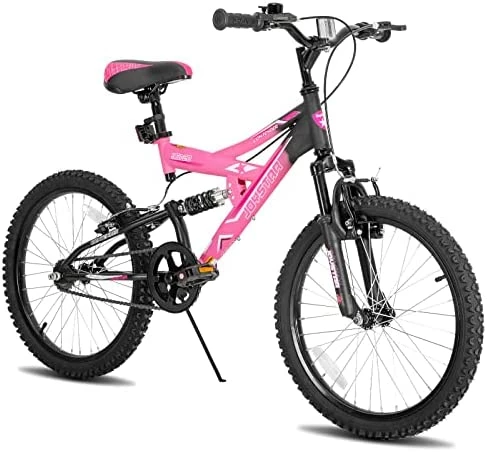 Best Sale ๐ฅฐ 20 Inch Kids Mountain Bike For Boys & ๐ง Girls Ages 7-13 Years Old, Kids Bicycle With Full Dual-Suspension Steel Frame And 1-Speed Drivetrain With Kickstand, Multiple Colors Pink ๐ - Image 7