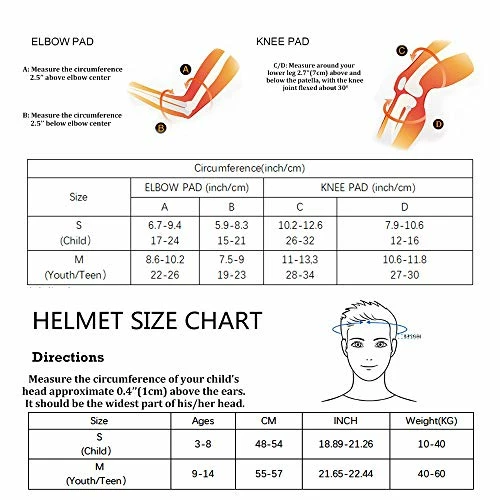 Best deal 💯 Kids Bike Helmet Toddler Helmet, Kids Skateboard Helmet And Pads Adjustable Sports Protective Gear Set Knee Elbow Pads Wrist Pads For Boys 👧 Girls, Kids Cycling Scooter Helmet Set Red 🛒 - Image 5