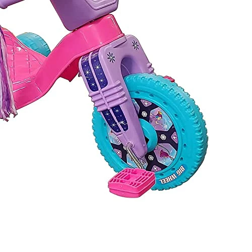 Discount โจ The Original Big Wheel Junior For Toddlers, Age 18 Months To 3 Years, Pink-Purple-Blue, 8.5" Wheel Ride On Tricycle Cruiser, Kid Powered Pedal Bike, 50th Year, Sit Down Riding Push Around Outdoor Toy ๐ - Image 3