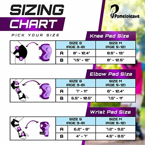 Best Sale 💯 Knee Pads For Kids Knee And Elbow Pads For Kids And Teen Protective Gear 6 In 1 Set For Inline Skating, Rollerblades, Skateboard, Dirt Bike, Longboarding Black 💯 - Image 3