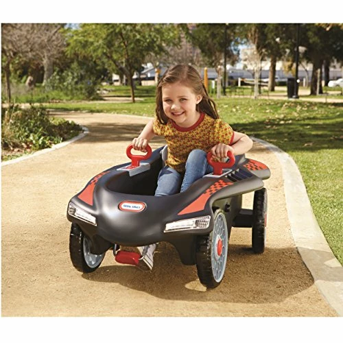 Discount ๐ Jett Car Racer Black, Ride On Car With Adjustable Seat Back, Dual Handle Rear Wheel Steering, Racing Control, Kid Powered Fun, Great Gift For Kids, Toys For ๐ง Girls Boys Ages 3-10 Year โญ - Image 2